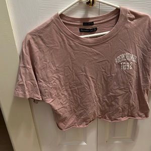 Cropped tshirt Abercrombie and fitch